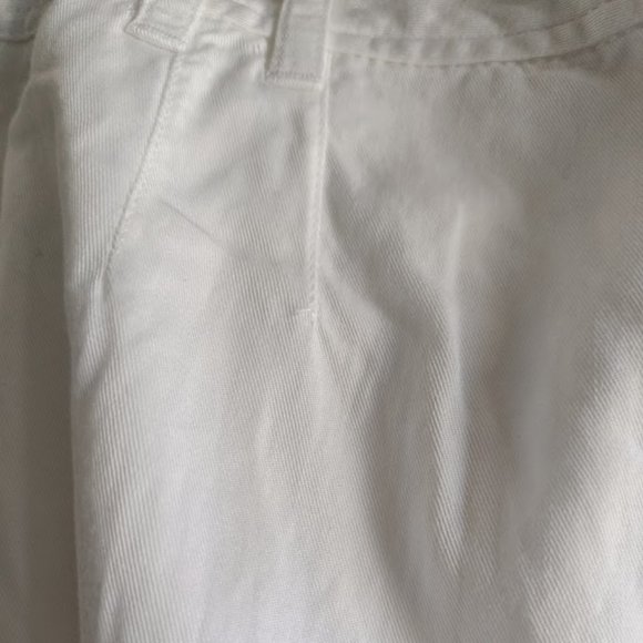 🤑$5 SALE🤑10🚢🏖️ Jacob Fitted White Trousers Vacation Pants - Picture 6 of 10